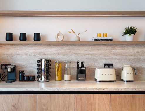 Scandinavian Minimalist Oak Kitchen